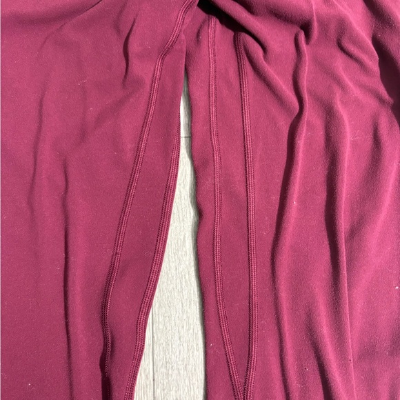 lululemon athletica Burgundy Leggings - Picture 3 of 5